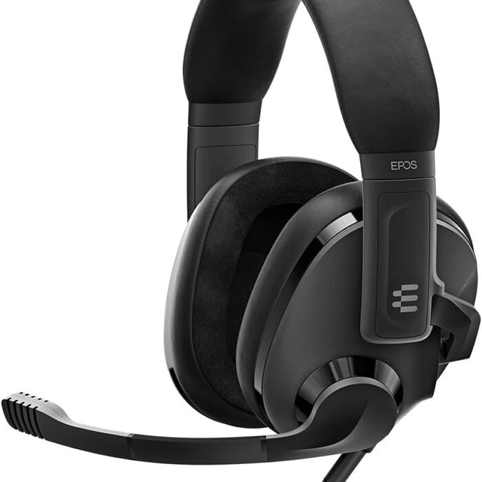 EPOS H3 Closed Acoustic Gaming Headset with Noise-Cancelling Microphone - Plug & Play Audio - Around The Ear - Adjustable, Ergonomic - for PC, Mac, PS4, PS5, Switch, Xbox - Onyx Black